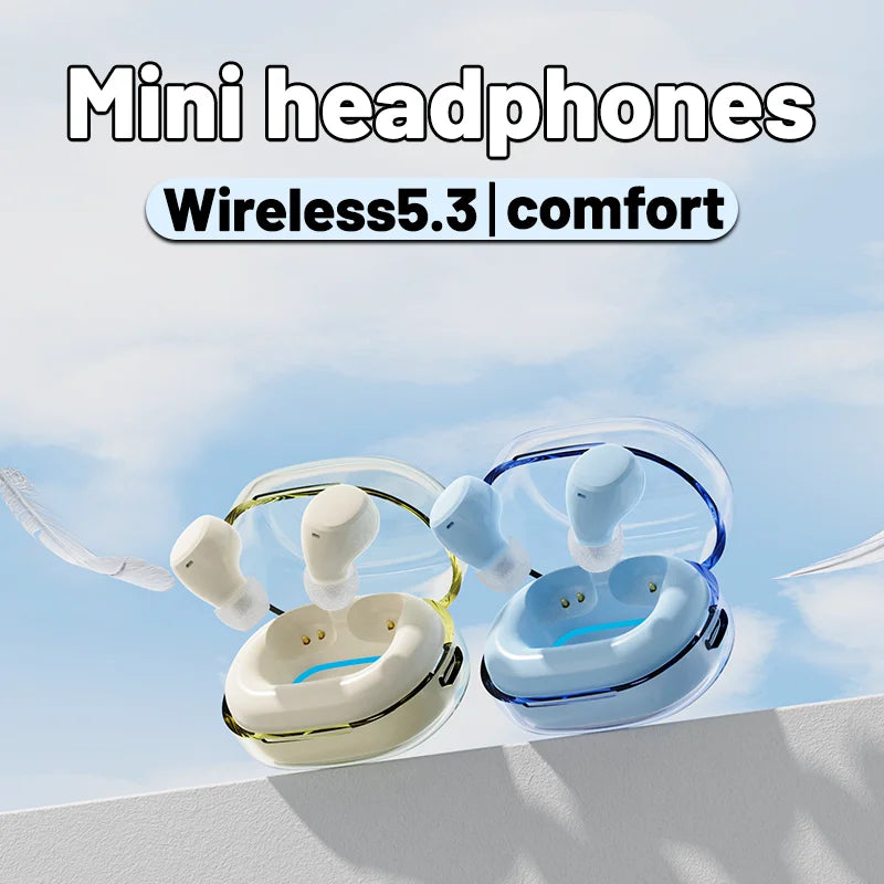 TWS Wireless Bluetooth Headset In Ear Mini Headphones With Mic Earbuds HiFi Music Earphones Outdoor Sports Fashion For All Phone