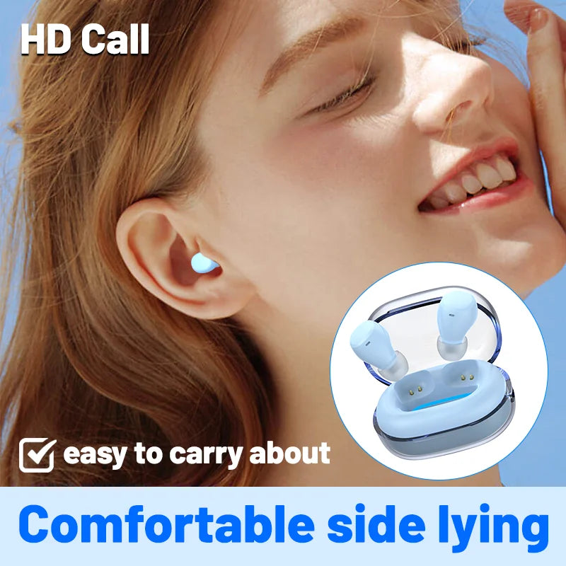 TWS Wireless Bluetooth Headset In Ear Mini Headphones With Mic Earbuds HiFi Music Earphones Outdoor Sports Fashion For All Phone