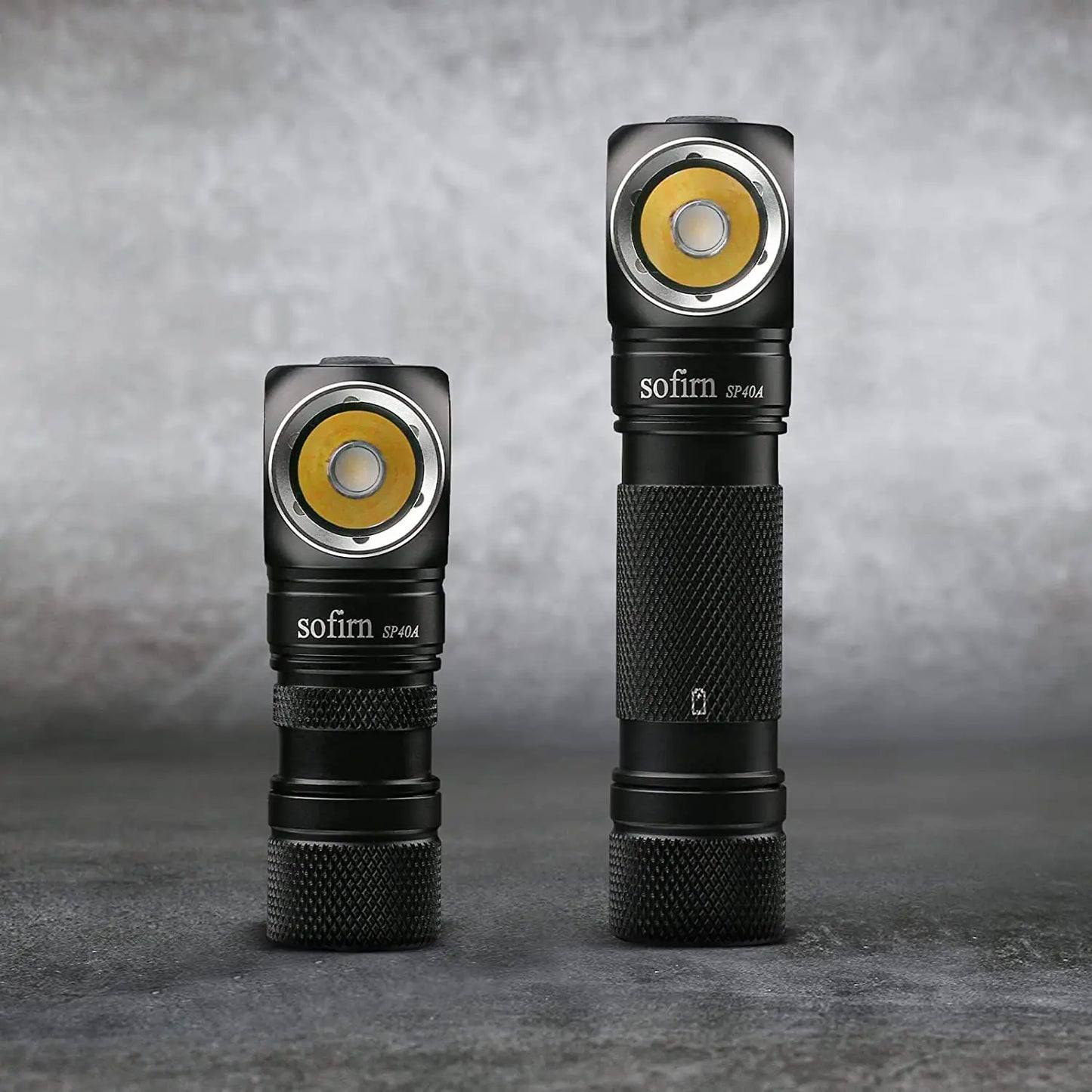 Sofirn SP40 LED Headlamp XPL 1200lm 18650 Type C Rechargeable Headlight 18350 Flashlight with Power Indicator Magnet Tail