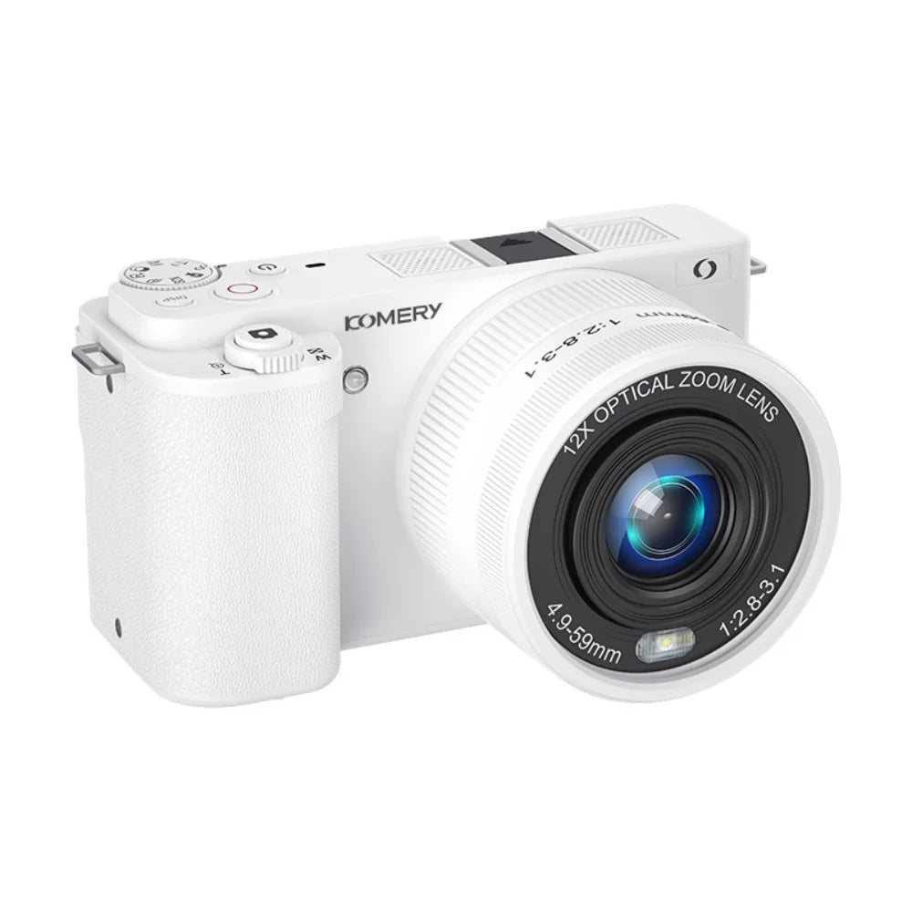 12X Optical Zoom 4K 64MP Digital Selfie Camera Flip Screen Vlog Camcorder Video Recorder Photographic Camera Livestream Webcam