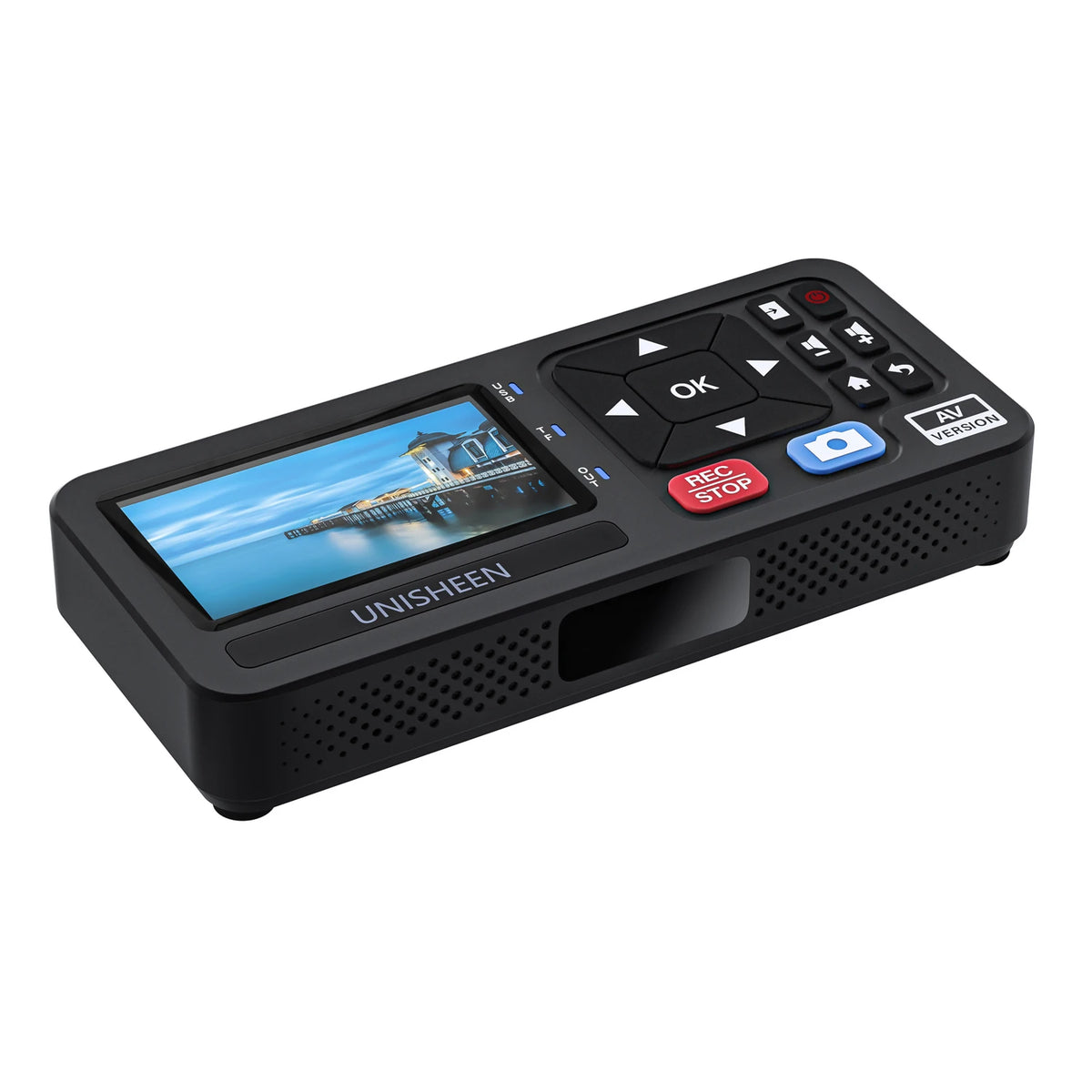 UNISHEEN Old Camcorder Converter Casette MP3 Reel Mini Small VHS Tape to Flash Digital Video Camera Recorder with 3" Screen