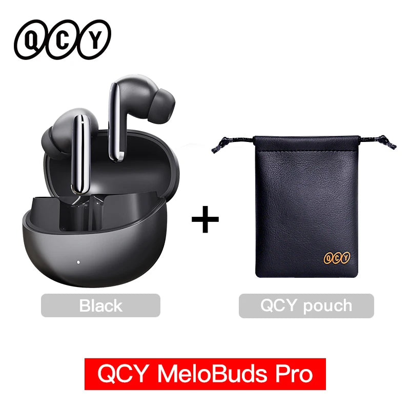 QCY MeloBuds Pro 46dB ANC Wireless Earphones Hi-Res LDAC Bluetooth 5.3 Earbuds 6 Mic Multipoint Connection in-Ear Detection