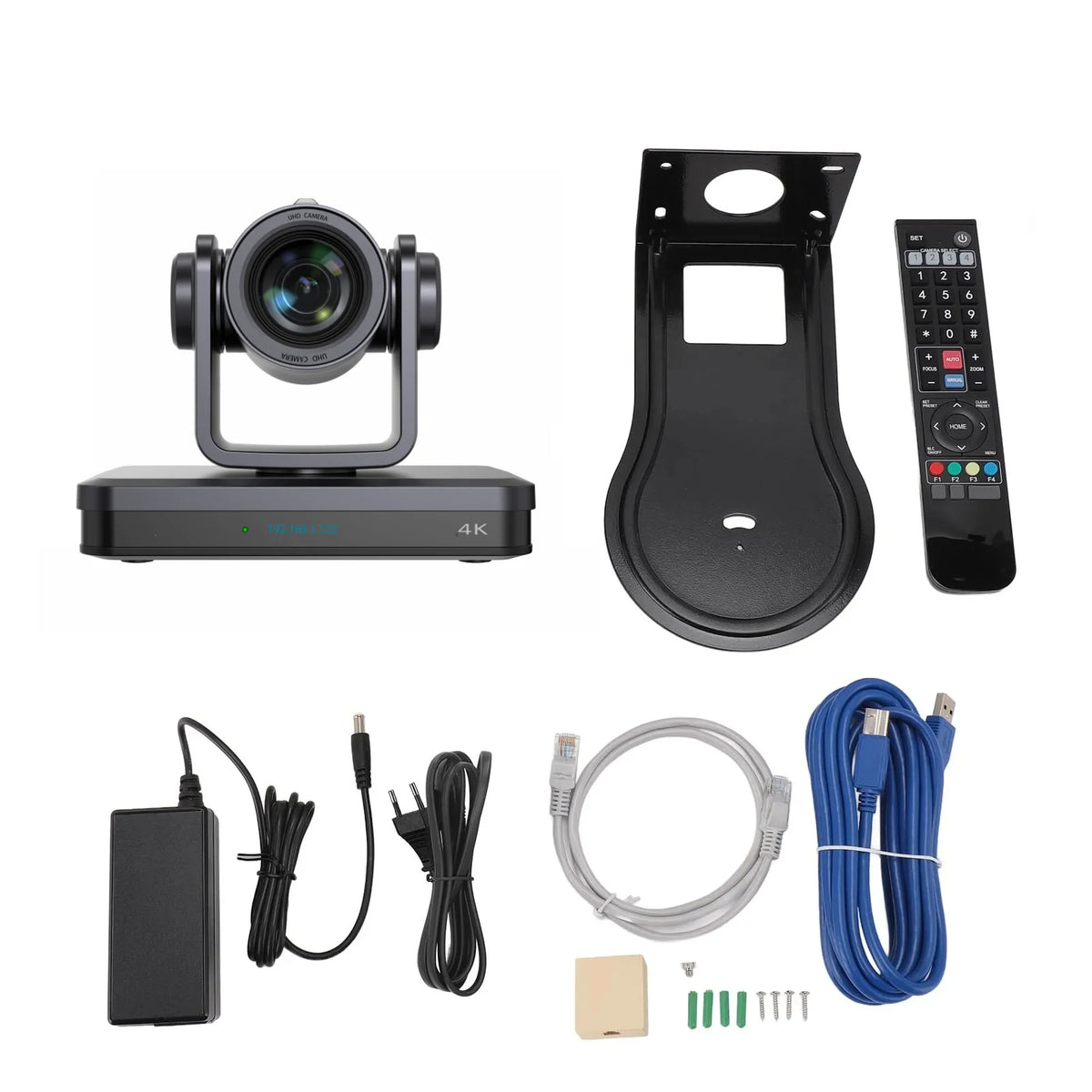 Camera PTZ 4K 60fps NDI HX3 1/1.8  Sensor 30X 20X 12X Zoom for AI Tracking Conference Camera and Live Streaming Church