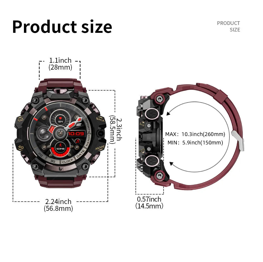 LOKMAT New APPLLP 2 PRO Rugged Sport Android Smart Watch Phone Dual Camera Video Calls Wifi Fitness 4G Watch Amoled Round Screen
