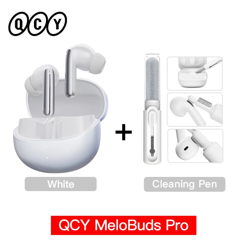 QCY MeloBuds Pro 46dB ANC Wireless Earphones Hi-Res LDAC Bluetooth 5.3 Earbuds 6 Mic Multipoint Connection in-Ear Detection